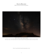 Milky Way landscape photography over the dunes