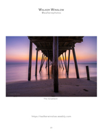 Pier architecture photography at dawn