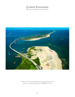 Aerial architecture photography of the inlet bridge
