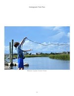 Action photography of a boy fishing on the dock