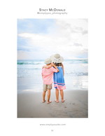 Sibling portrait photography on the beach