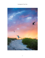 Dance portrait photography on the dunes at sunset