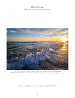 Wave seascape photography at sunrise