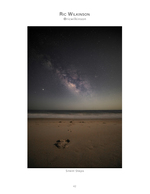 Milky Way landscape photography over the beach