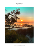 Marsh dock landscape photography