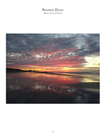 Sunset reflection landscape photography