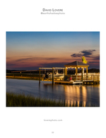 Boat dock twilight coastal photography