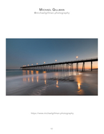 Fishing pier dusk coastal photography