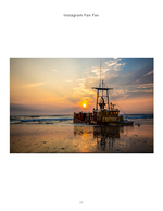 Rusted shipwreck at sunrise, coastal photography