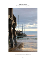 Pier stretching into the ocean at twilight, architecture photography