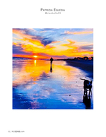 beach silhouette photography