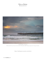 Surf City pier coastal photography