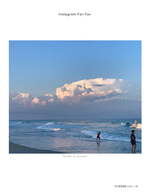 surfer at sunset coastal photography