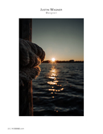 dock rope sunset photography