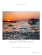ocean wave sunrise photography