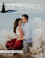 Crashing wave engagement portrait photography