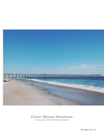 Fishing pier architecture photography on a summer day