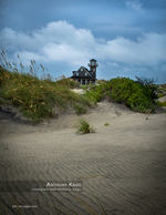 Coastal landscape photography over the dunes
