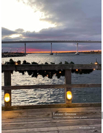 Dock architecture photography at sunset