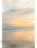 Seascape photography at sunset