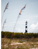 Lighthouse architecture photography through the sea oats