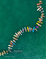 surfers aerial photography