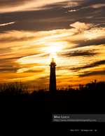 lighthouse silhouette landscape photography