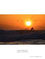 surfer silhouette coastal photography
