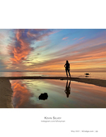 tide pool reflection portrait photography