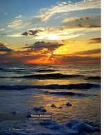 sunset photography of golden surf at the beach