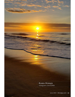 seascape photography of a gentle sunrise surf