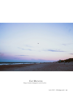 landscape photography of a dusk stroll on the beach