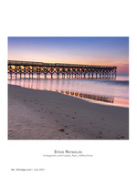Pier architecture photography at sunrise