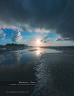 coastal sunset photography