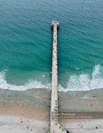 aerial pier photography