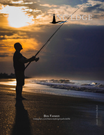 Fisherman silhouette landscape photography at sunset