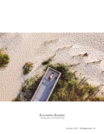 Boardwalk aerial photography over the dunes