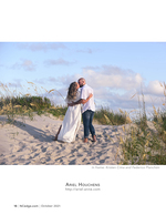 Couple portrait photography on the dunes