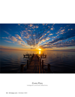 Dock landscape photography at daybreak