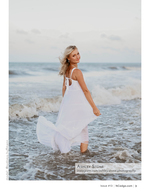 Wading in the golden tide, portrait photography