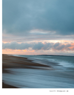 Blue hour tide, coastal photography