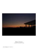 Twilight at the beach gazebo, landscape photography