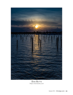 Marina at sundown, landscape photography
