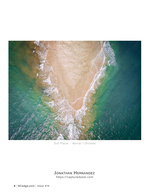 Sandbar aerial photography abstract shapes