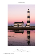Bodie Island Lighthouse architecture photography at dusk