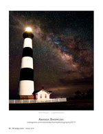 Bodie Island Lighthouse architecture photography under the Milky Way