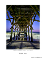 The surf city pier at sunset architecture photography