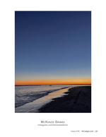 Blue Hour on the Shore coastal photography