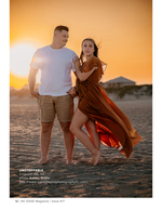 Couple sunset portrait photography