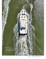 Aerial drone boat photography